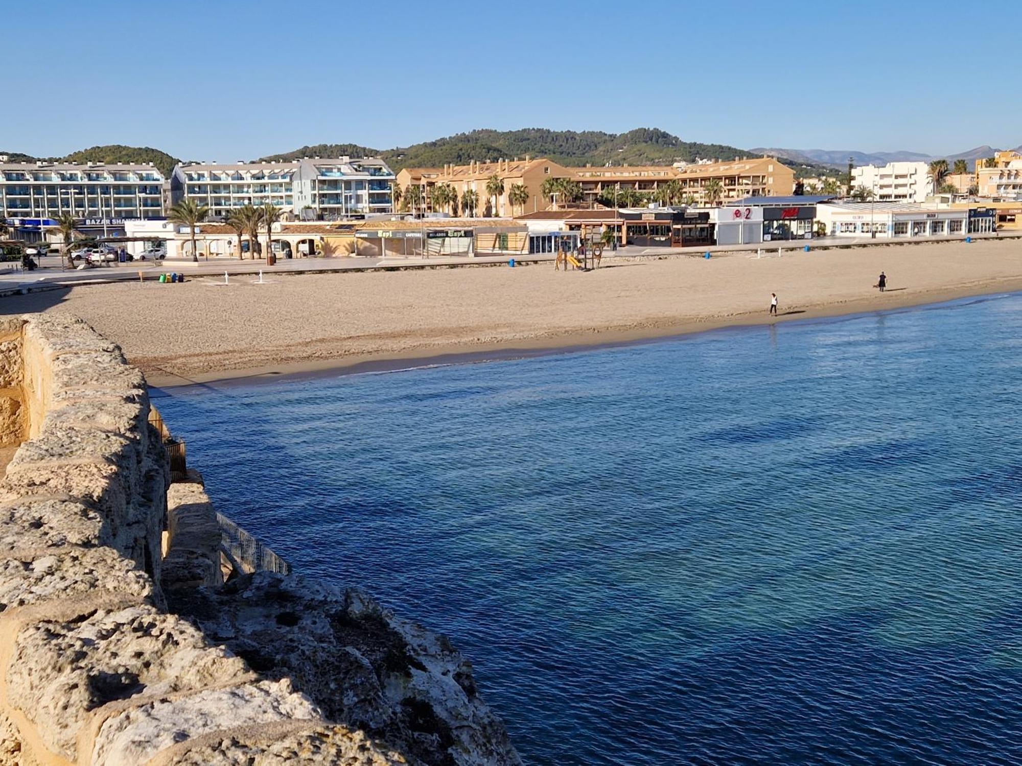 Апартаменты Relax En La Playa Хавеа Экстерьер фото